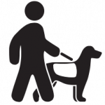 Icon-Guide Dog with Person